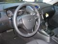 Black Leather 2011 Hyundai Genesis Coupe 3.8 Interior Color