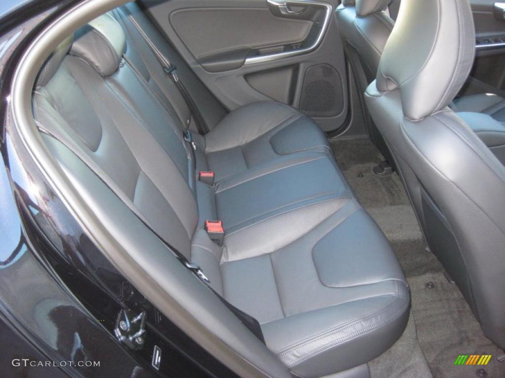 Off Black/Anthracite Interior 2011 Volvo S60 T6 AWD Photo #37843371