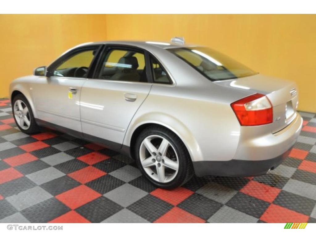 2004 A4 3.0 quattro Sedan - Light Silver Metallic / Platinum photo #4
