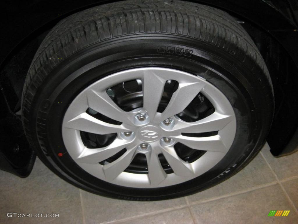 2011 Sonata GLS - Midnight Black / Camel photo #10