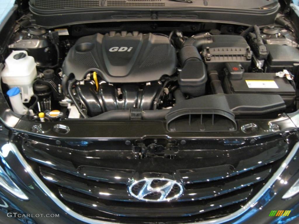 2011 Sonata GLS - Midnight Black / Camel photo #11
