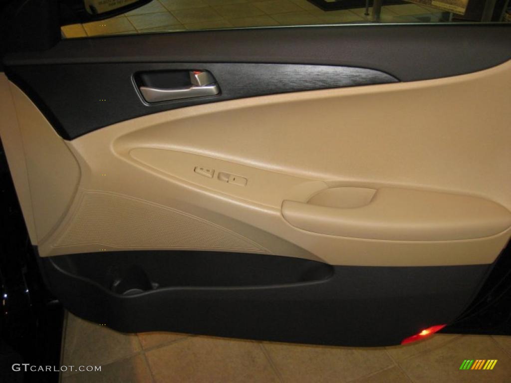 2011 Sonata GLS - Midnight Black / Camel photo #21