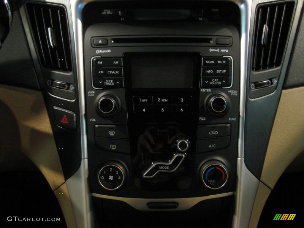2011 Sonata GLS - Midnight Black / Camel photo #26