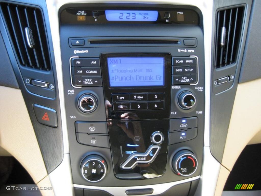 2011 Sonata GLS - Midnight Black / Camel photo #28