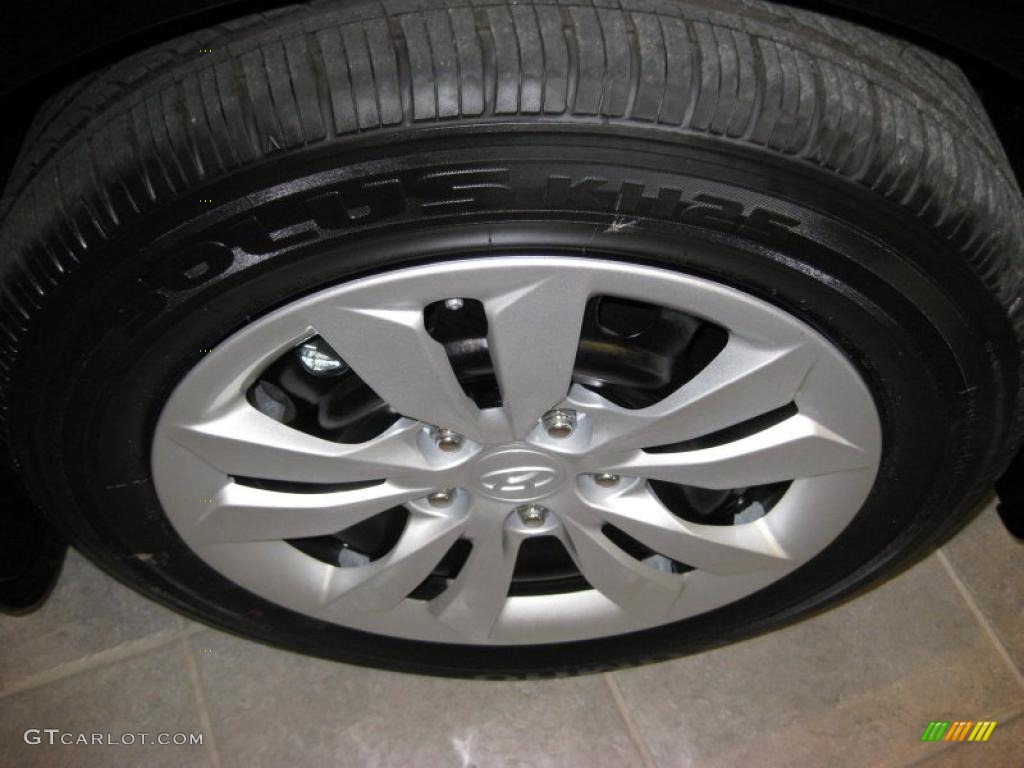 2011 Sonata GLS - Midnight Black / Camel photo #10