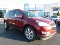 2011 Red Jewel Metallic Chevrolet Traverse LT AWD  photo #1