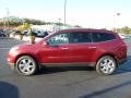 2011 Red Jewel Metallic Chevrolet Traverse LT AWD  photo #4