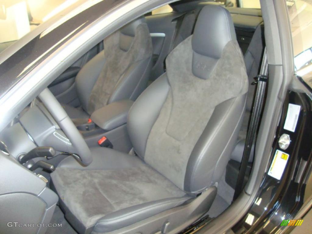 Black Silk Nappa Leather/Alcantara Interior 2011 Audi S5 4.2 FSI quattro Coupe Photo #37846079