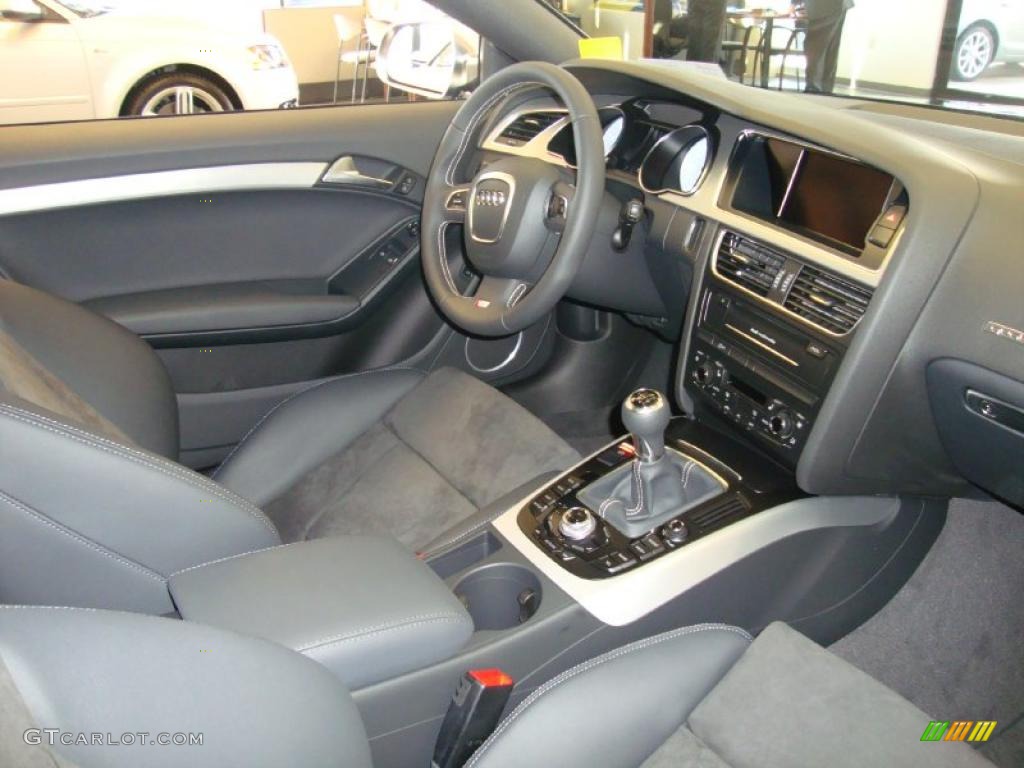 Black Silk Nappa Leather/Alcantara Interior 2011 Audi S5 4.2 FSI quattro Coupe Photo #37846111
