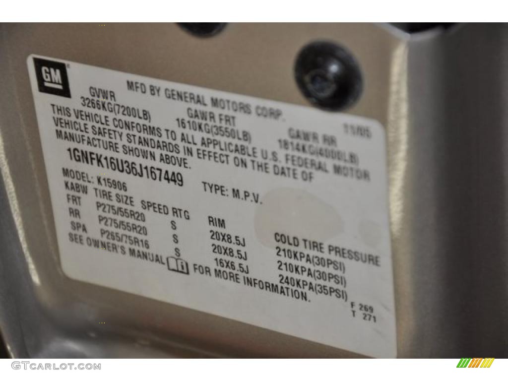 2006 Suburban LTZ 1500 4x4 - Silver Birch Metallic / Gray/Dark Charcoal photo #11