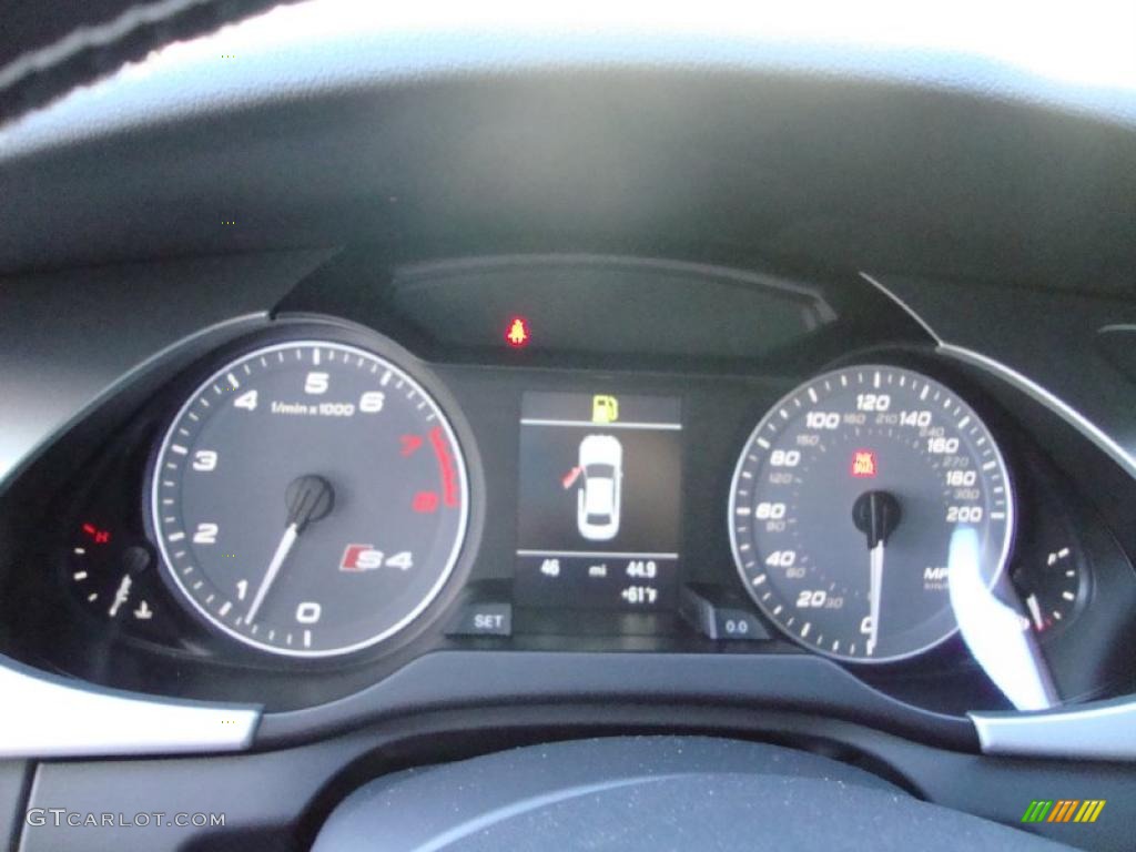 2011 Audi S4 3.0 quattro Sedan Gauges Photo #37846791