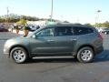 2011 Steel Green Metallic Chevrolet Traverse LT AWD  photo #4