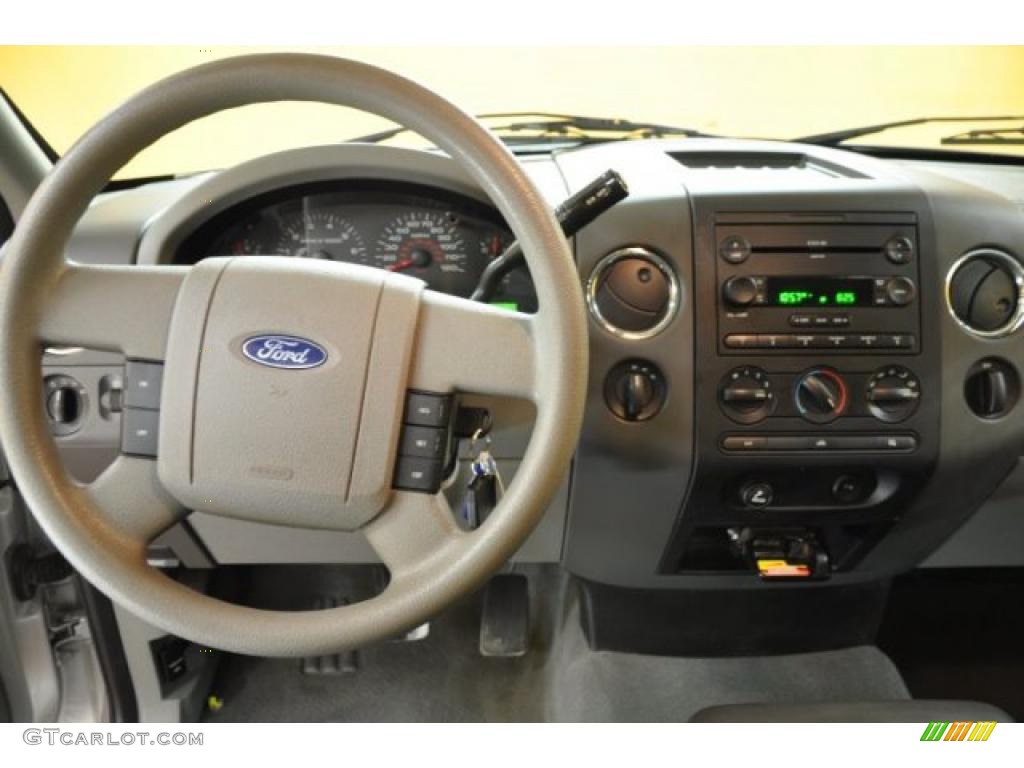 2006 F150 XLT SuperCrew 4x4 - Silver Metallic / Medium/Dark Flint photo #7