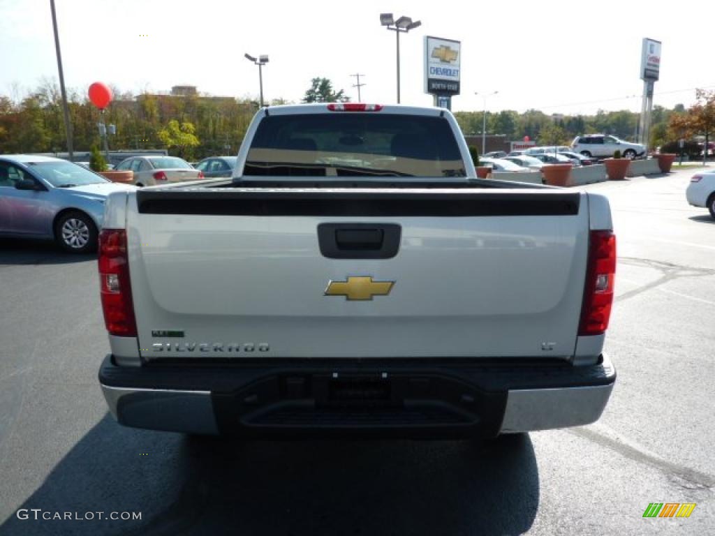 2011 Silverado 1500 LT Extended Cab 4x4 - Sheer Silver Metallic / Ebony photo #6