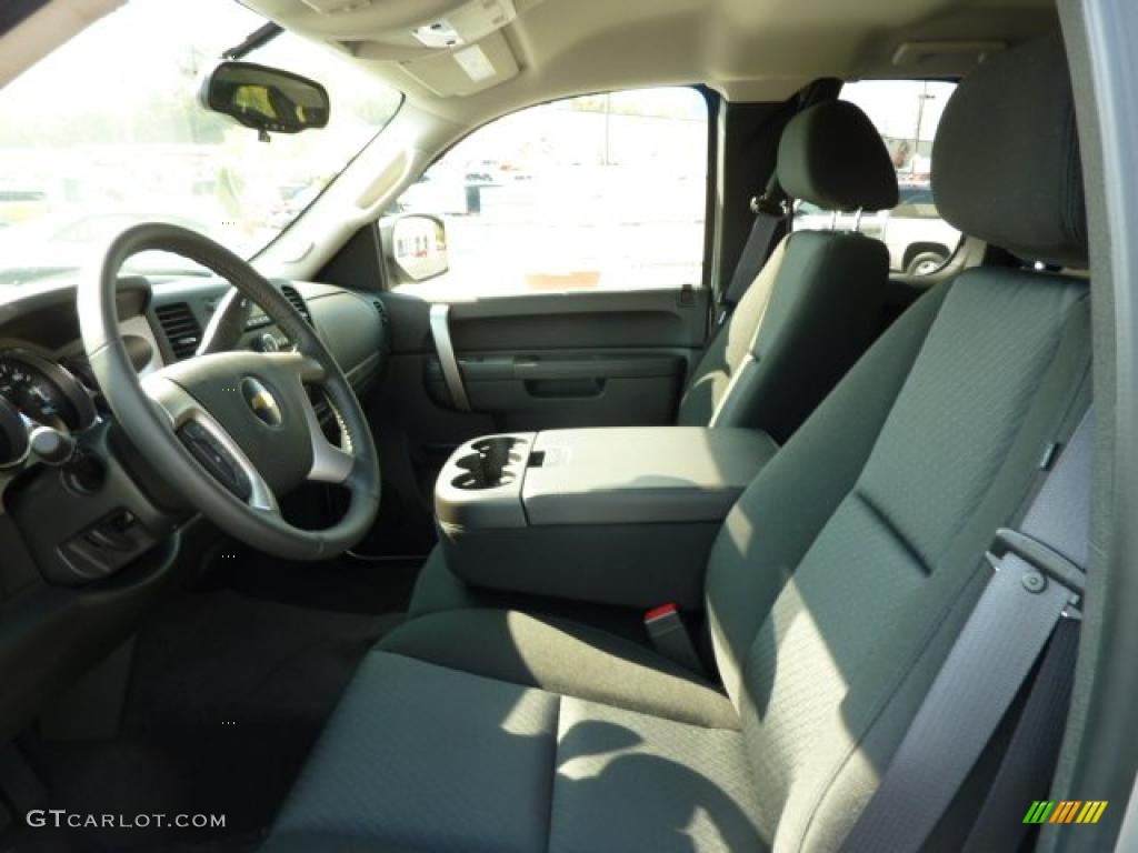 2011 Silverado 1500 LT Extended Cab 4x4 - Sheer Silver Metallic / Ebony photo #7
