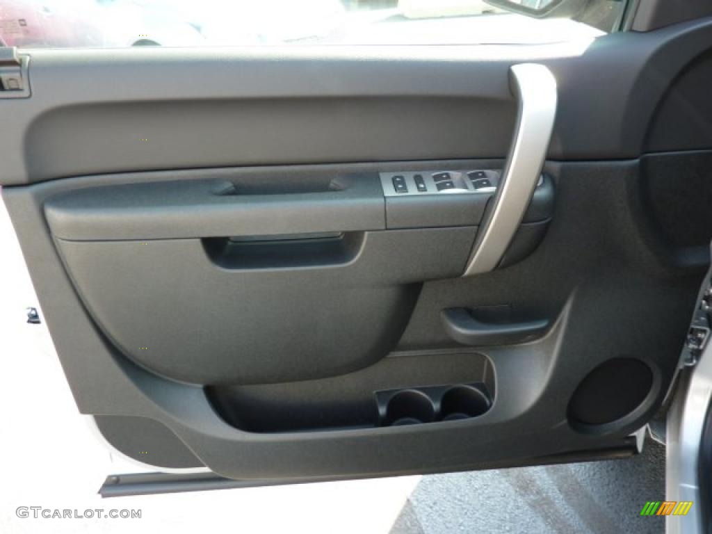 2011 Silverado 1500 LT Extended Cab 4x4 - Sheer Silver Metallic / Ebony photo #14
