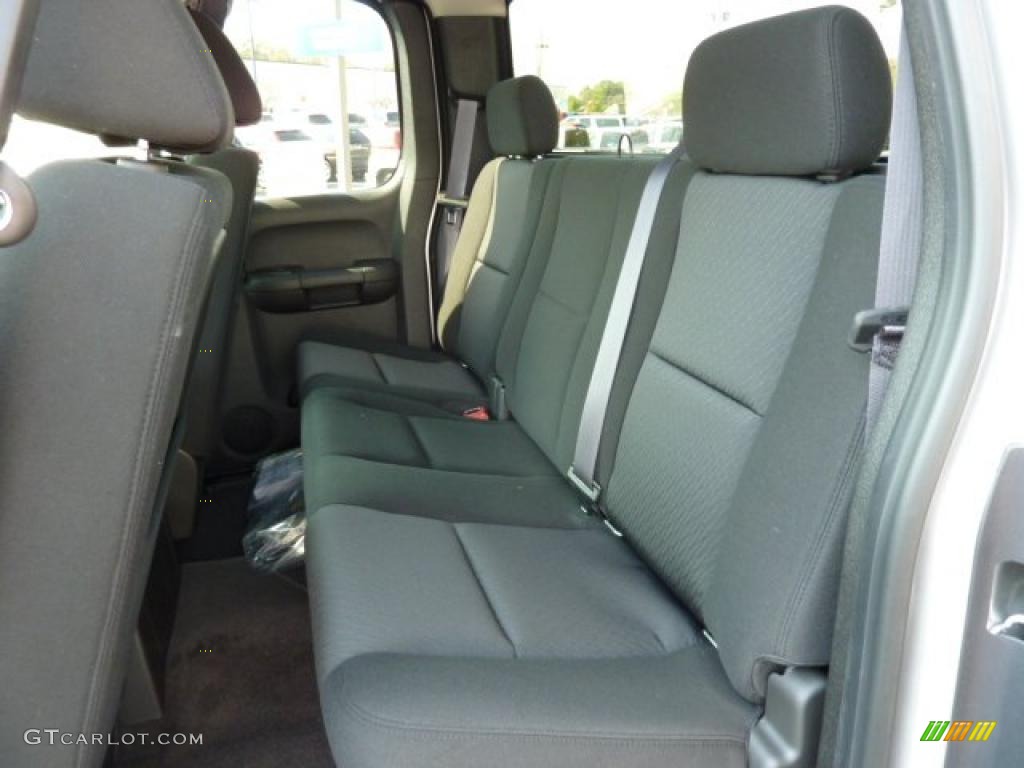 2011 Silverado 1500 LT Extended Cab 4x4 - Sheer Silver Metallic / Ebony photo #15