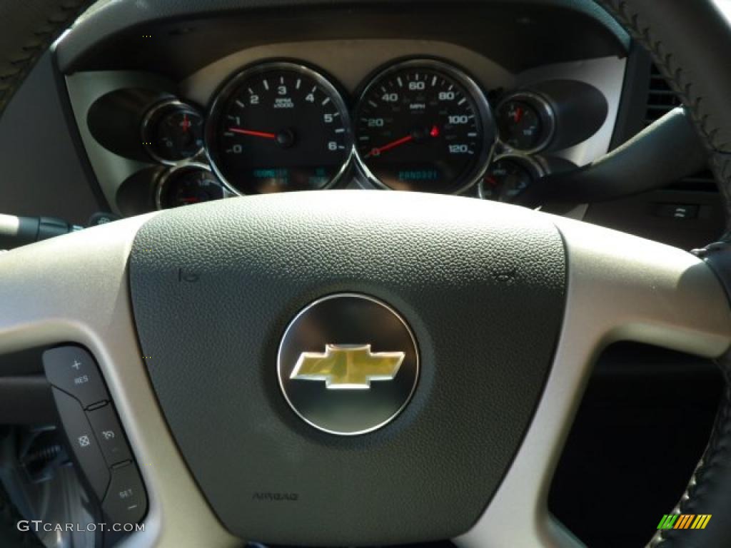 2011 Silverado 1500 LT Extended Cab 4x4 - Sheer Silver Metallic / Ebony photo #19