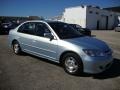 2004 Opal Silver Blue Metallic Honda Civic Hybrid Sedan  photo #6