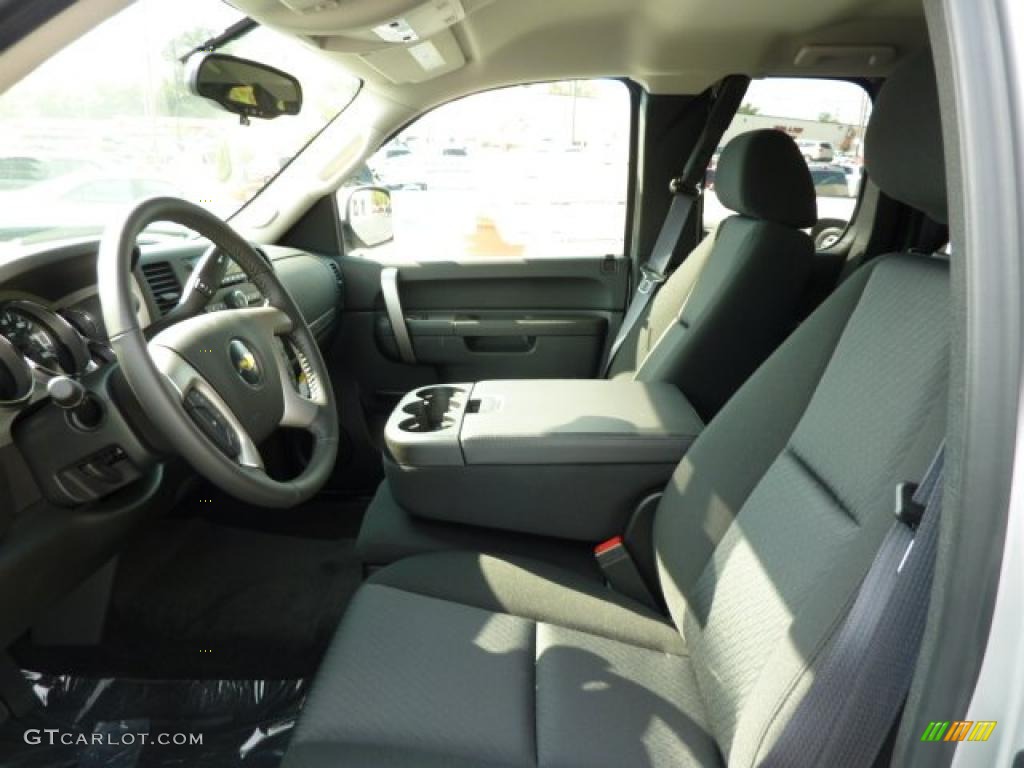 2011 Silverado 1500 LT Extended Cab 4x4 - Sheer Silver Metallic / Ebony photo #7