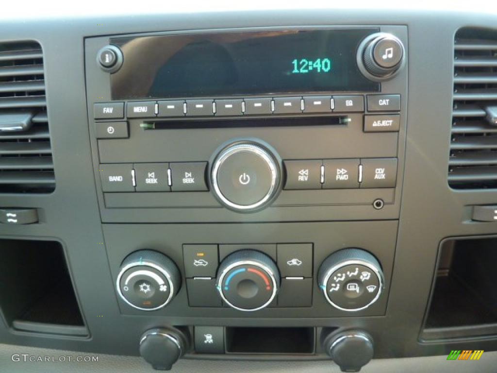 2011 Silverado 1500 LS Extended Cab 4x4 - Blue Granite Metallic / Dark Titanium photo #18