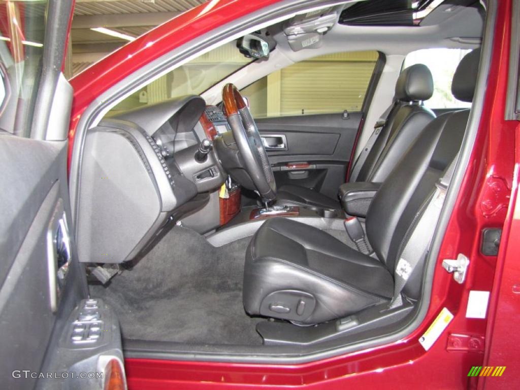 Ebony Interior 2007 Cadillac CTS Sedan Photo #37853599