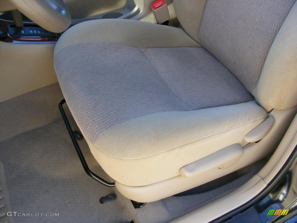 2008 Corolla LE - Black Sand Pearl / Beige photo #10