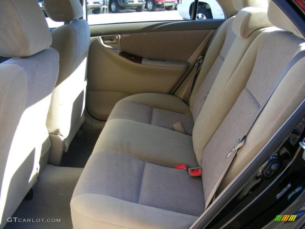 2008 Corolla LE - Black Sand Pearl / Beige photo #11