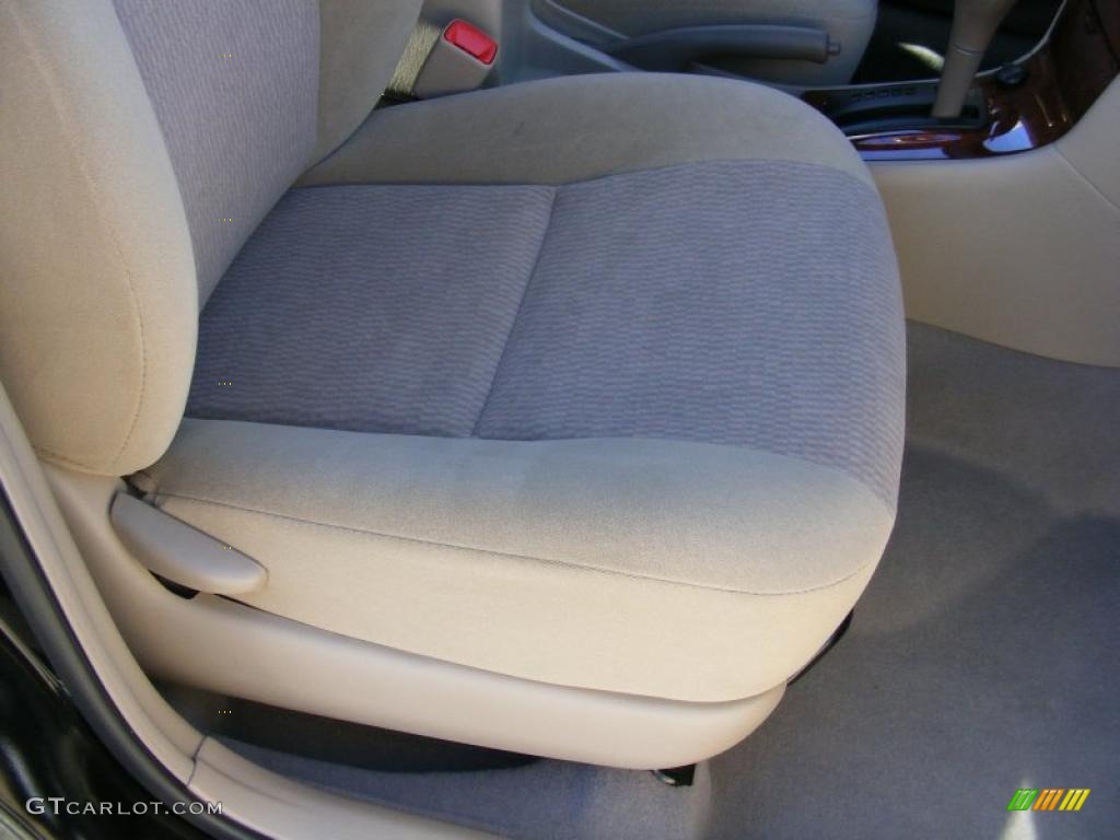2008 Corolla LE - Black Sand Pearl / Beige photo #14