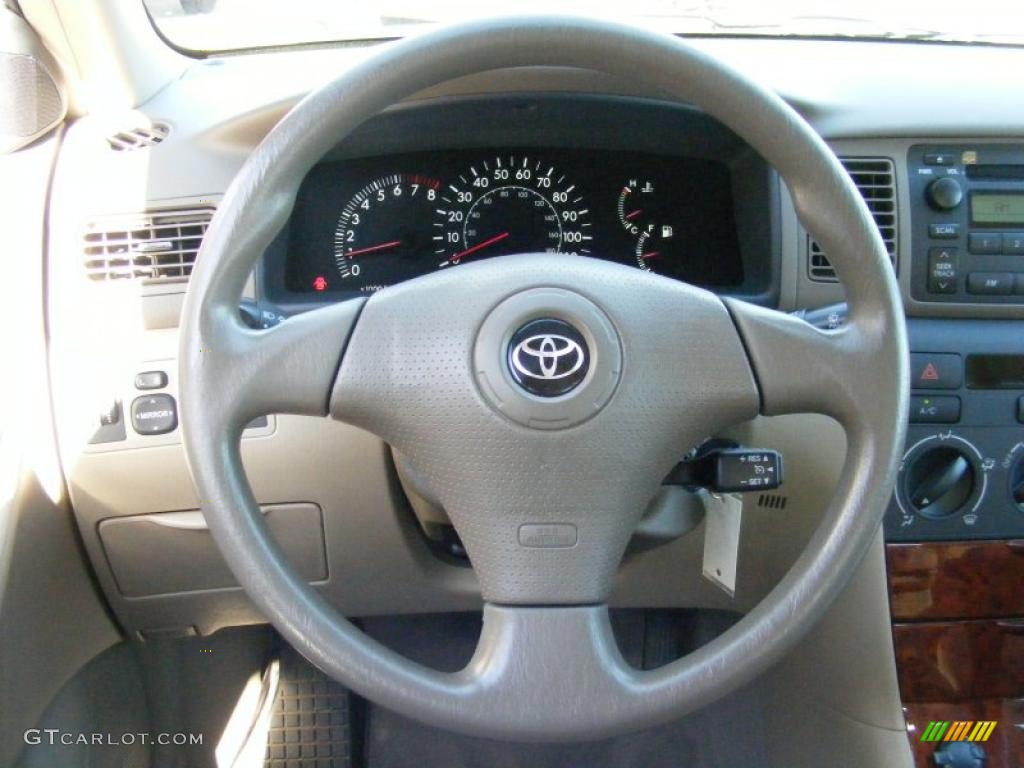 2008 Corolla LE - Black Sand Pearl / Beige photo #16