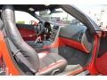 Ebony/Red 2009 Chevrolet Corvette Z06 Interior Color