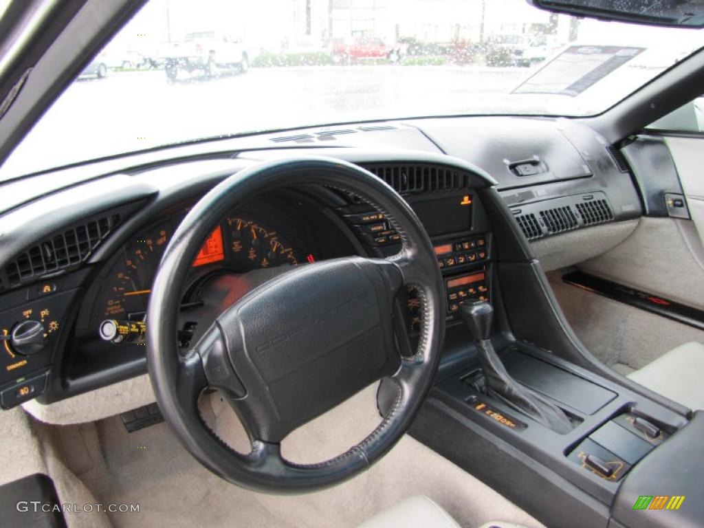 1992 Chevrolet Corvette Coupe Gray Steering Wheel Photo #37858375