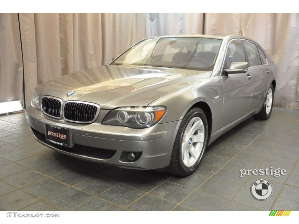 2008 7 Series 750Li Sedan - Sterling Grey Metallic / Black photo #1
