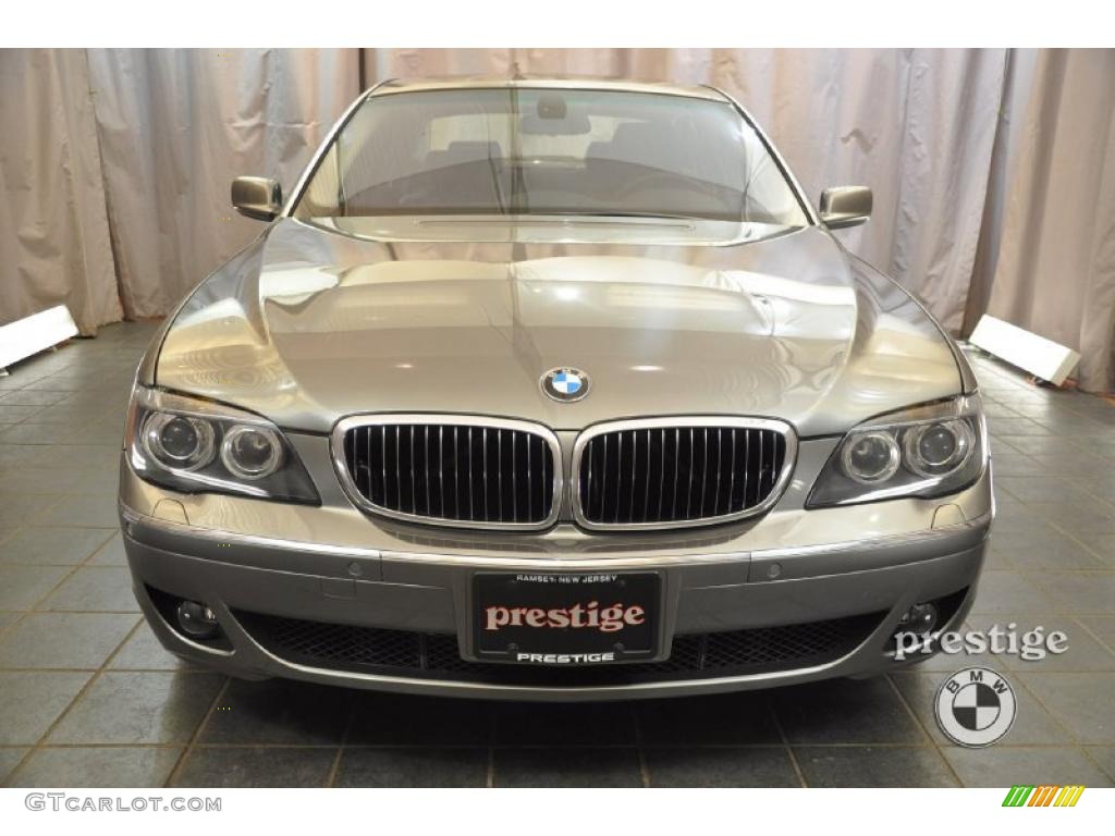 2008 7 Series 750Li Sedan - Sterling Grey Metallic / Black photo #5