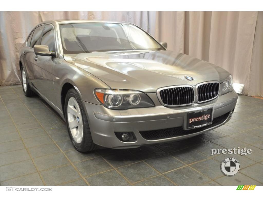 2008 7 Series 750Li Sedan - Sterling Grey Metallic / Black photo #6