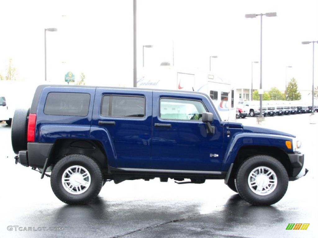 2009 H3  - All-Terrain Blue / Ebony/Pewter photo #10