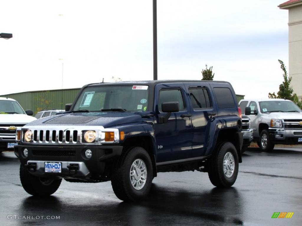 2009 H3  - All-Terrain Blue / Ebony/Pewter photo #11