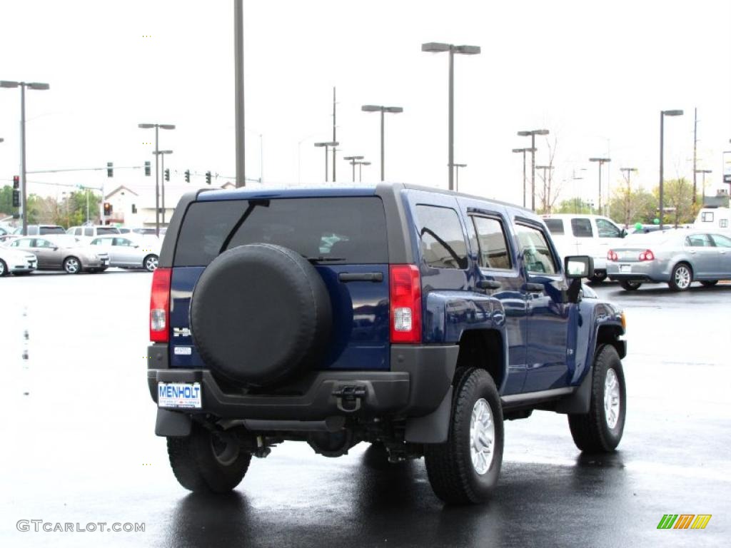 2009 H3  - All-Terrain Blue / Ebony/Pewter photo #12
