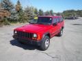 1997 Flame Red Jeep Cherokee Sport 4x4  photo #3