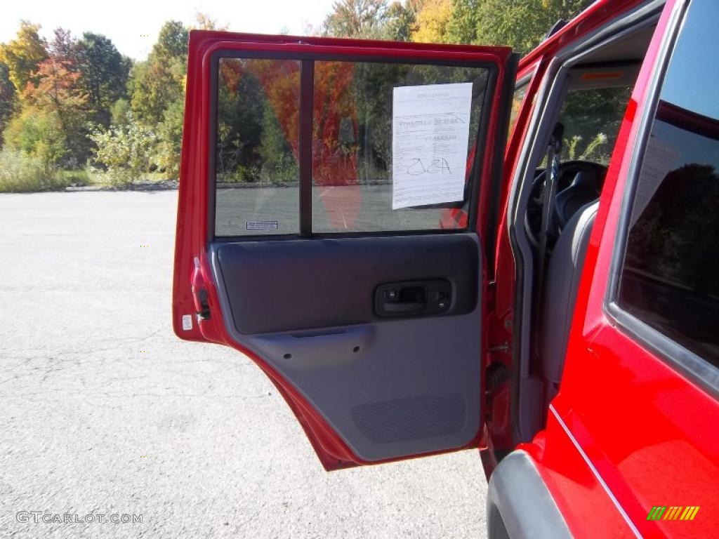 1997 Cherokee Sport 4x4 - Flame Red / Grey photo #21