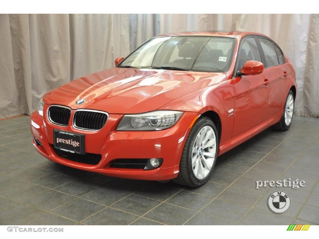 2011 3 Series 328i xDrive Sedan - Crimson Red / Black photo #1