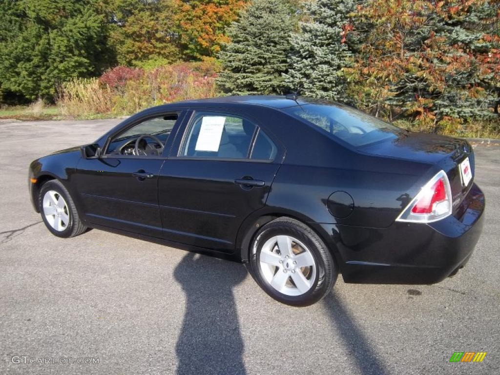 2009 Fusion SE V6 - Tuxedo Black Metallic / Charcoal Black photo #12