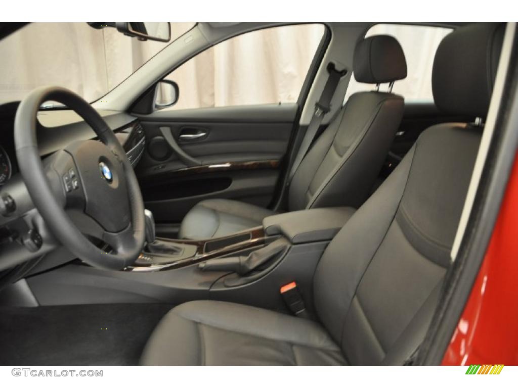 Black Interior 2010 BMW 3 Series 328i xDrive Sedan Photo #37860355