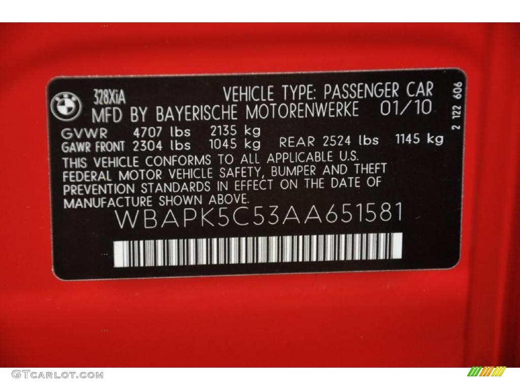 2010 3 Series 328i xDrive Sedan - Crimson Red / Black photo #13