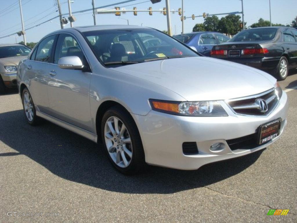 2008 TSX Sedan - Alabaster Silver Metallic / Ebony photo #7