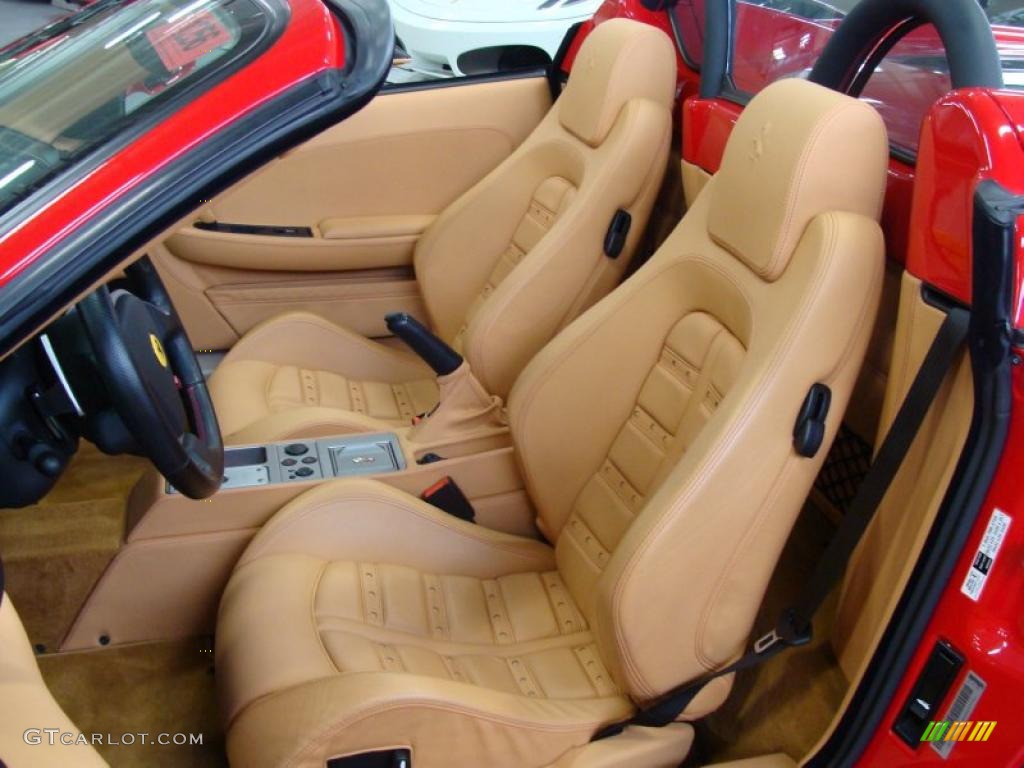 Beige Interior 2006 Ferrari F430 Spider F1 Photo #37861176