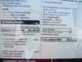 2011 Chevrolet Silverado 2500HD Extended Cab 4x4 Window Sticker