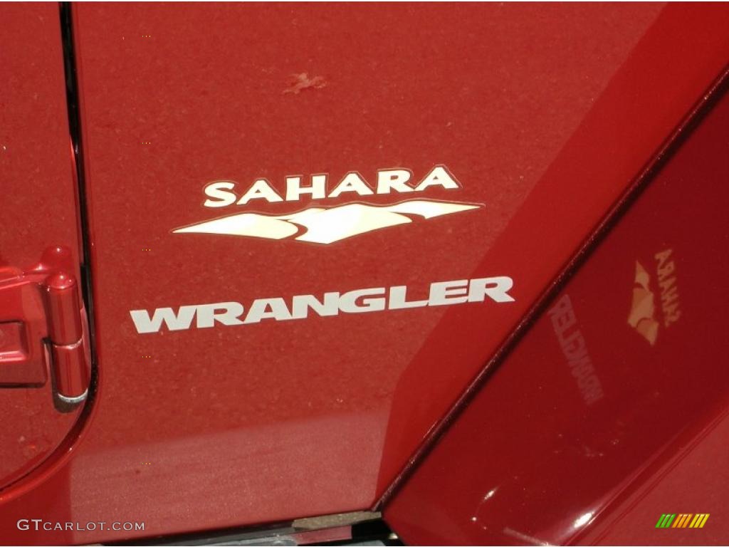 2008 Jeep Wrangler Sahara 4x4 Marks and Logos Photo #37863015