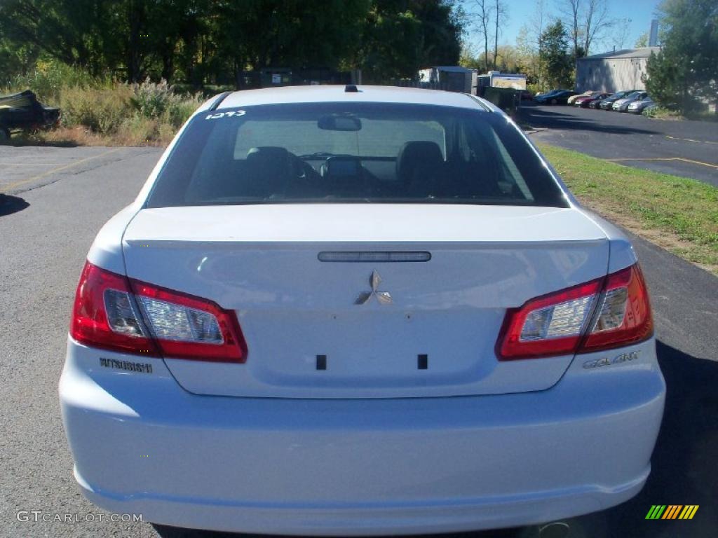 2011 Galant SE - White Pearl / Black Sport photo #7