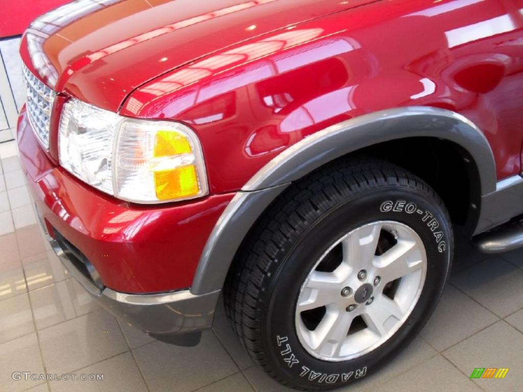 2004 Explorer XLT 4x4 - Redfire Metallic / Graphite photo #2